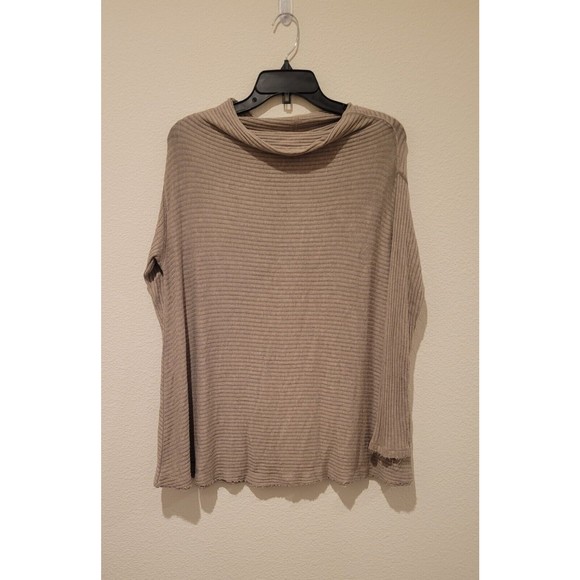 We The Free/Free People Lovers Ribbed Split Back Pullover Small - Picture 1 of 6